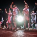 Les joueurs du FC Sion ont fait une première fête à Bellinzone avant de boucler leur saison ce lundi à Tourbillon
